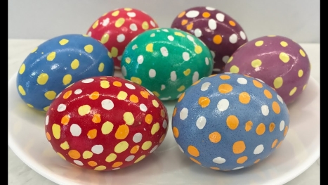 Яйца КРАПАНКИ Оригинально, Очень Красиво и Просто!!! / Яйца на Пасху /  Пасхальные Яйца / Easter Eggs - YouTube